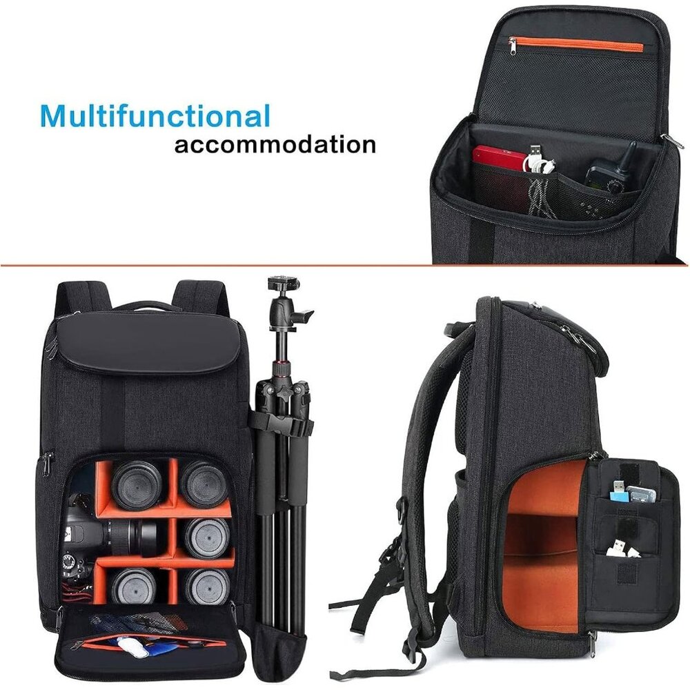 Multifunctional Camera Backpack - Fits Dslr & Mir… - image 2
